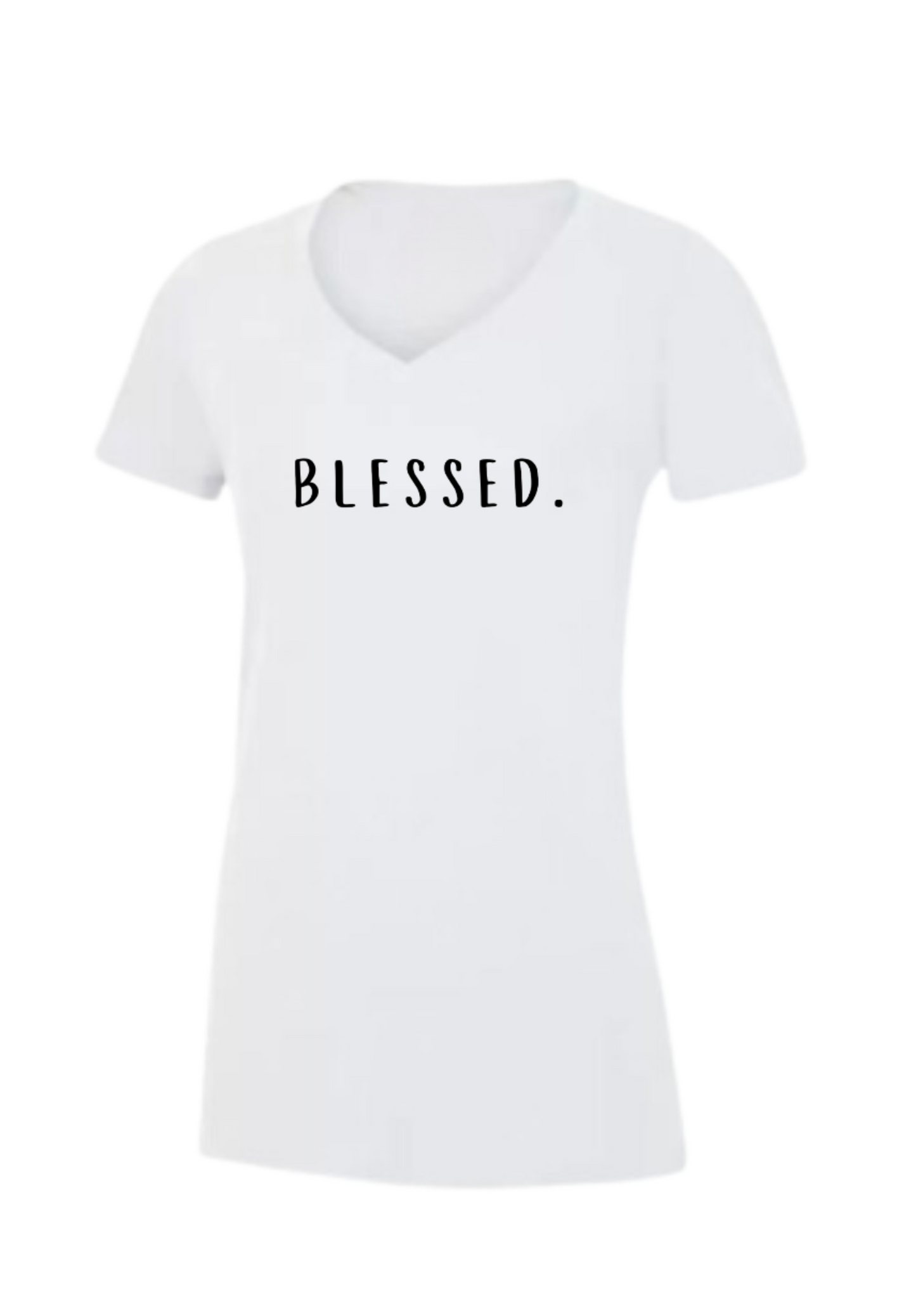 Blessed Ladies V-neck Tee